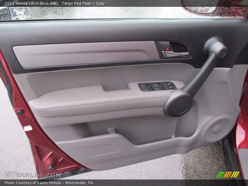 Tango Red Pearl / Gray 2011 Honda CR-V EX-L 4WD
