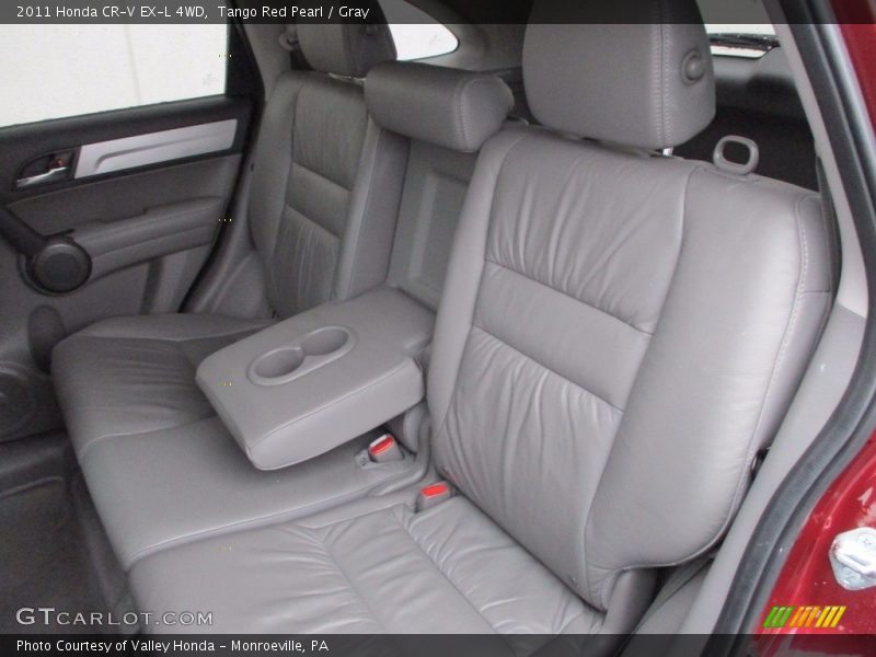 Tango Red Pearl / Gray 2011 Honda CR-V EX-L 4WD