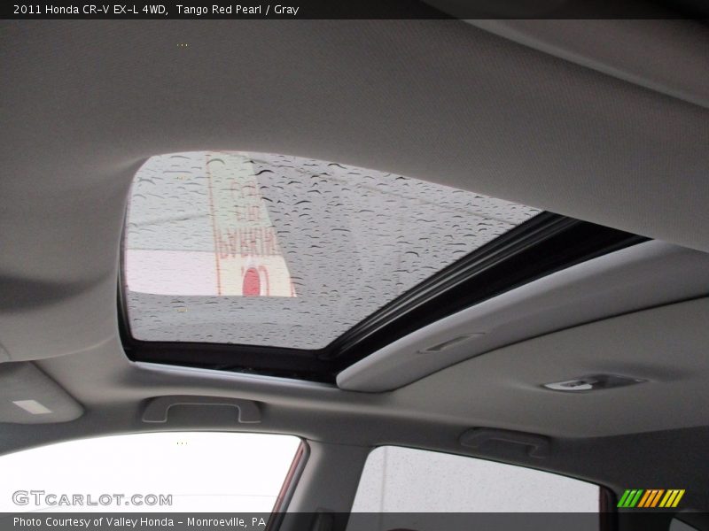 Tango Red Pearl / Gray 2011 Honda CR-V EX-L 4WD