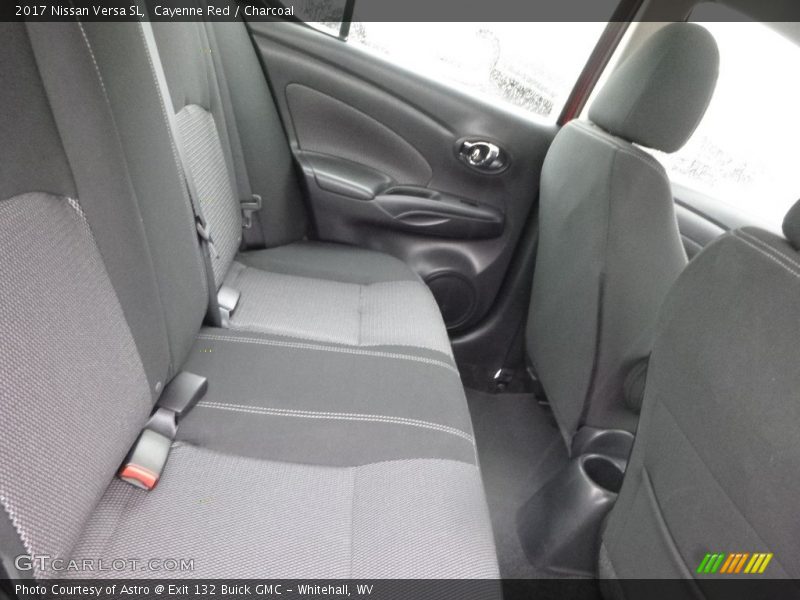 Cayenne Red / Charcoal 2017 Nissan Versa SL
