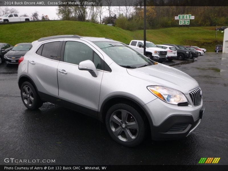 Cocoa Silver Metallic / Ebony 2014 Buick Encore AWD
