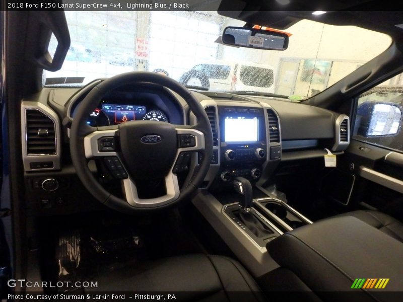 Lightning Blue / Black 2018 Ford F150 Lariat SuperCrew 4x4