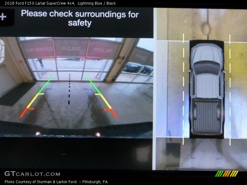 Lightning Blue / Black 2018 Ford F150 Lariat SuperCrew 4x4