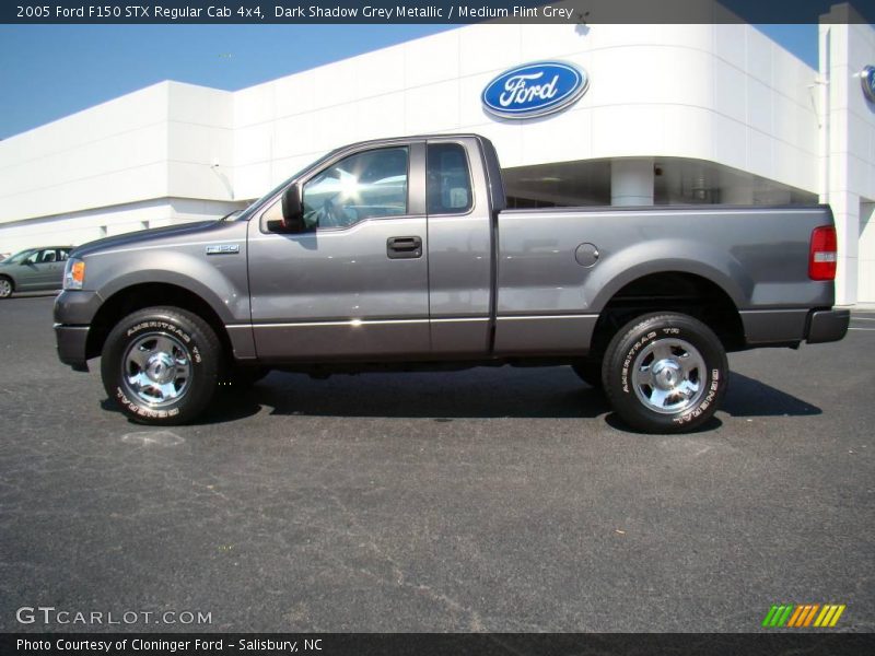 Dark Shadow Grey Metallic / Medium Flint Grey 2005 Ford F150 STX Regular Cab 4x4