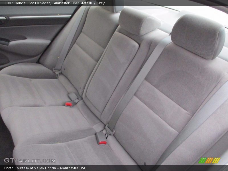 Alabaster Silver Metallic / Gray 2007 Honda Civic EX Sedan