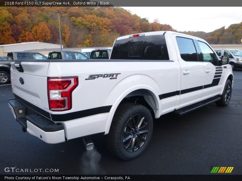 Oxford White / Black 2018 Ford F150 XLT SuperCrew 4x4