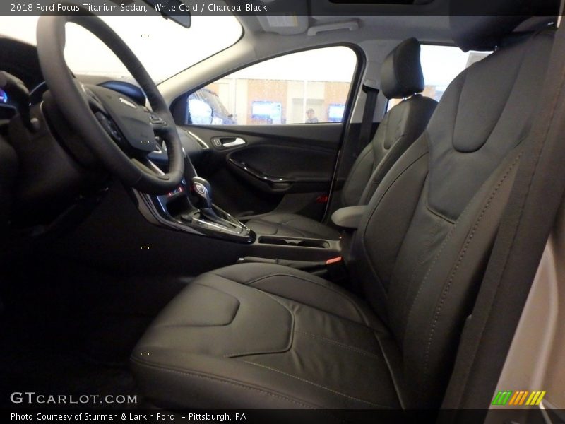 Front Seat of 2018 Focus Titanium Sedan