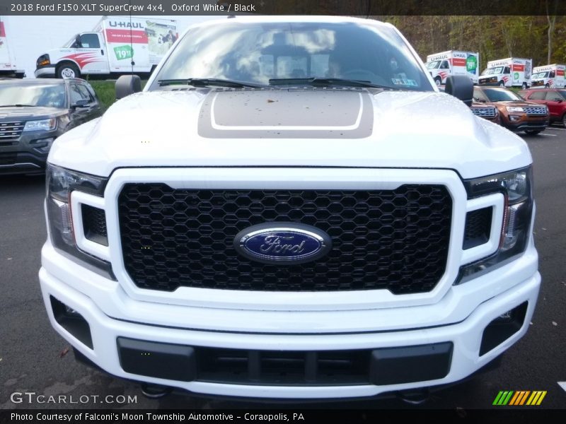 Oxford White / Black 2018 Ford F150 XLT SuperCrew 4x4