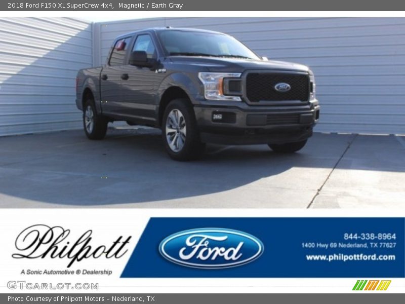 Magnetic / Earth Gray 2018 Ford F150 XL SuperCrew 4x4