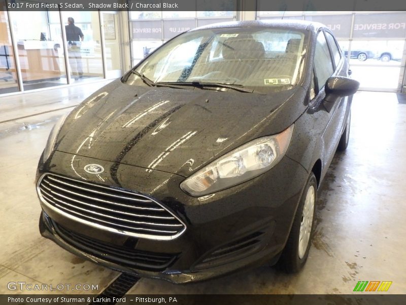 Shadow Black / Charcoal Black 2017 Ford Fiesta S Sedan