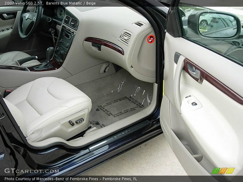 Barents Blue Metallic / Beige 2007 Volvo S60 2.5T