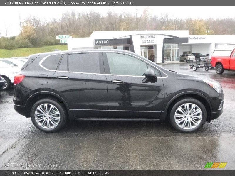 Ebony Twilight Metallic / Light Neutral 2017 Buick Envision Preferred AWD