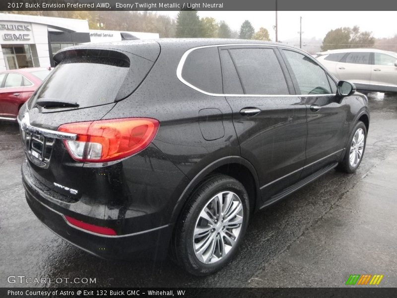 Ebony Twilight Metallic / Light Neutral 2017 Buick Envision Preferred AWD