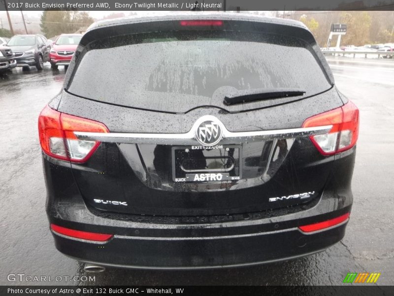 Ebony Twilight Metallic / Light Neutral 2017 Buick Envision Preferred AWD