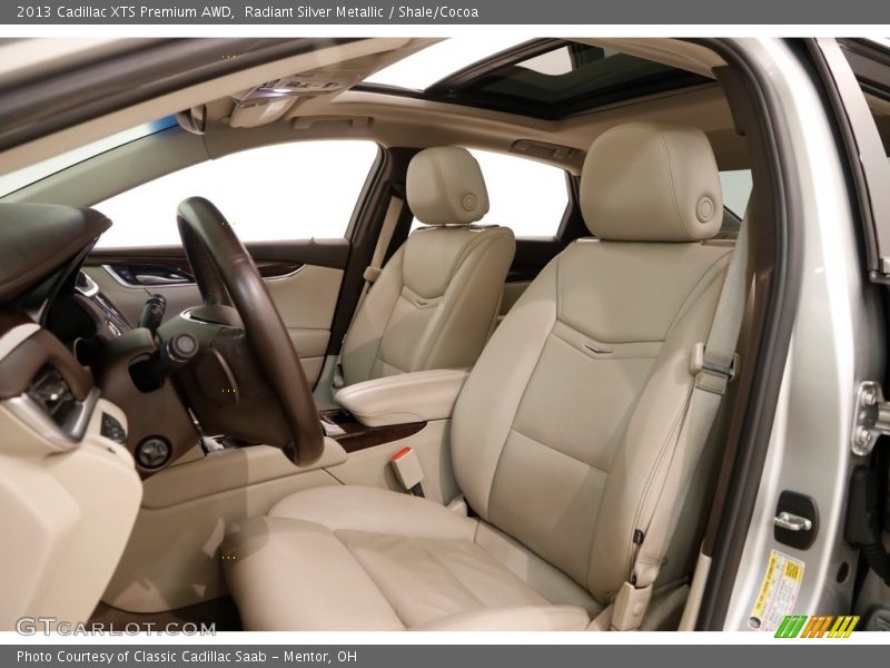 Radiant Silver Metallic / Shale/Cocoa 2013 Cadillac XTS Premium AWD