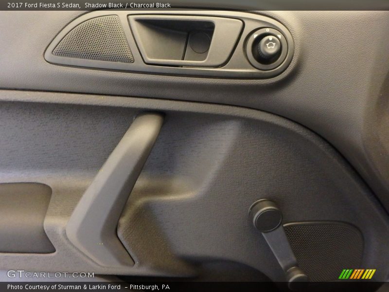 Shadow Black / Charcoal Black 2017 Ford Fiesta S Sedan