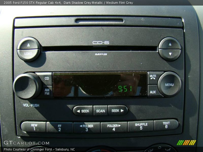 Dark Shadow Grey Metallic / Medium Flint Grey 2005 Ford F150 STX Regular Cab 4x4