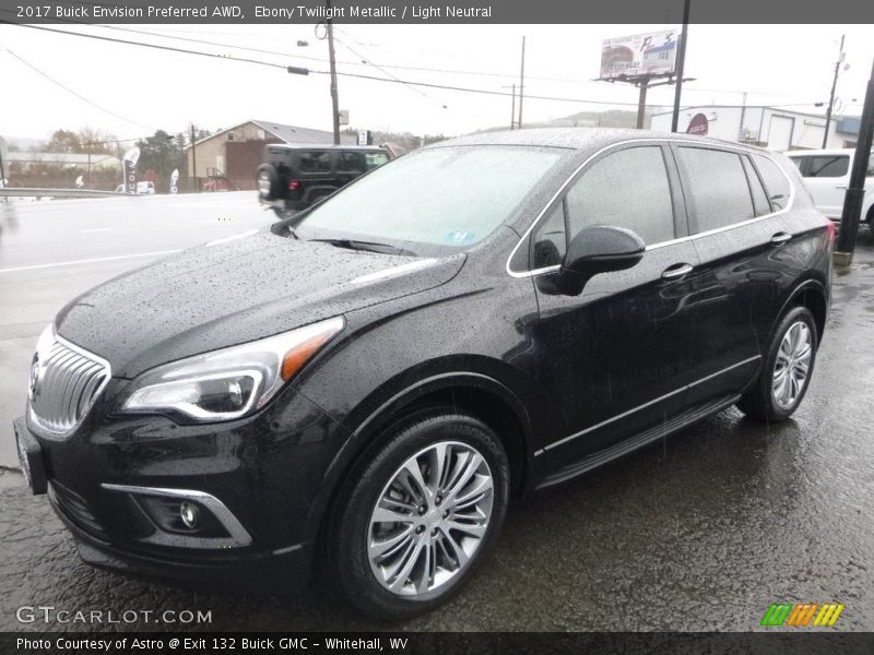 Ebony Twilight Metallic / Light Neutral 2017 Buick Envision Preferred AWD