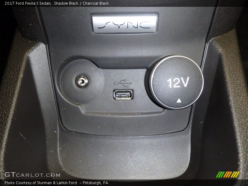 Shadow Black / Charcoal Black 2017 Ford Fiesta S Sedan