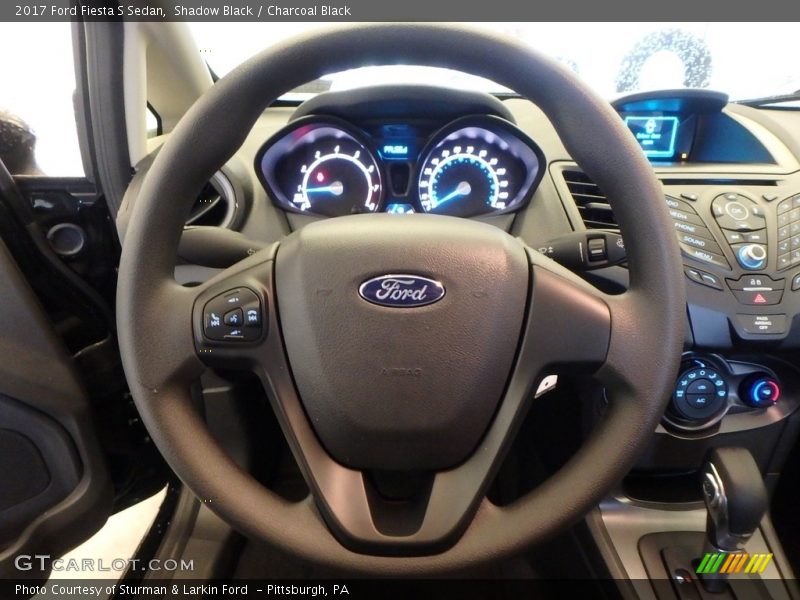 Shadow Black / Charcoal Black 2017 Ford Fiesta S Sedan