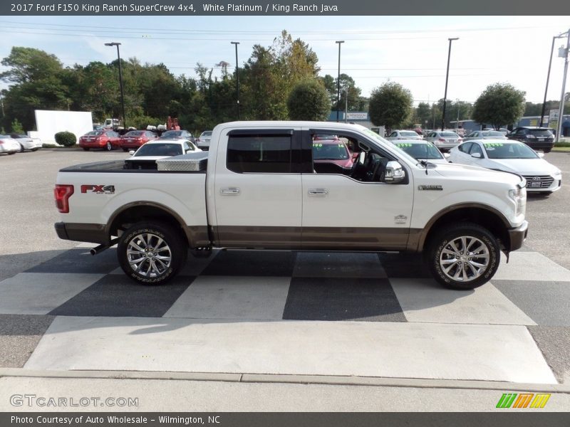 White Platinum / King Ranch Java 2017 Ford F150 King Ranch SuperCrew 4x4