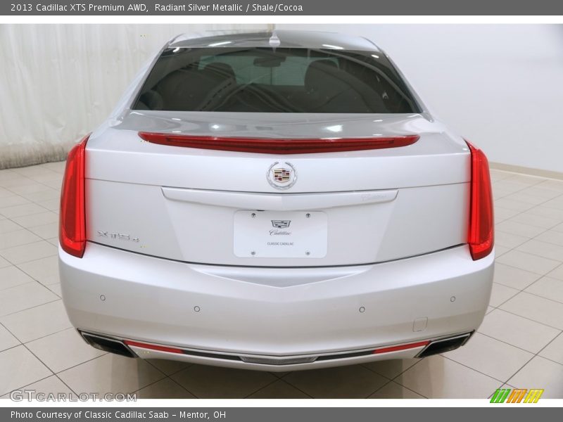 Radiant Silver Metallic / Shale/Cocoa 2013 Cadillac XTS Premium AWD