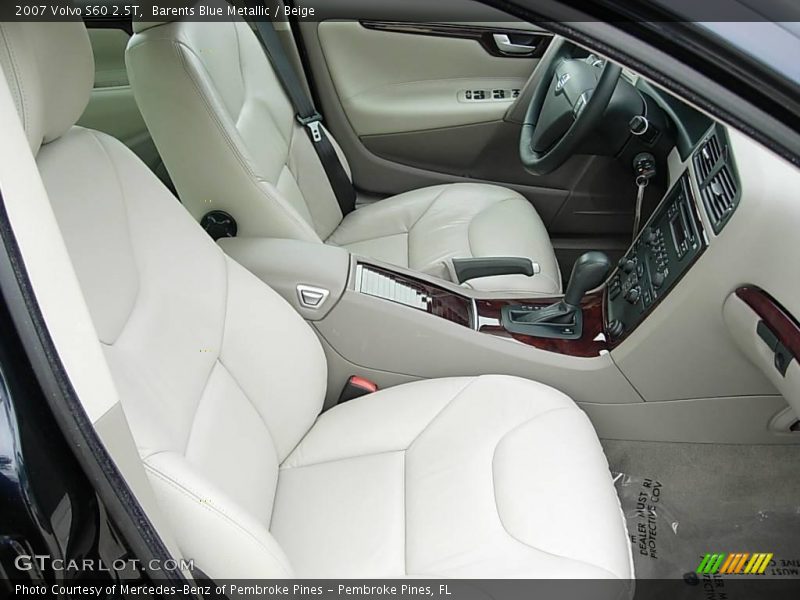 Barents Blue Metallic / Beige 2007 Volvo S60 2.5T