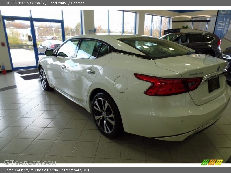 Pearl White / Charcoal 2017 Nissan Maxima SV