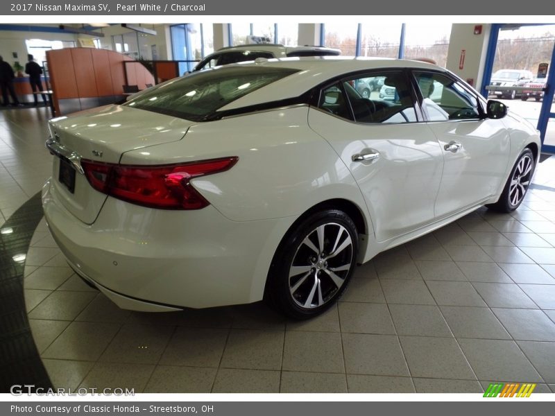 Pearl White / Charcoal 2017 Nissan Maxima SV