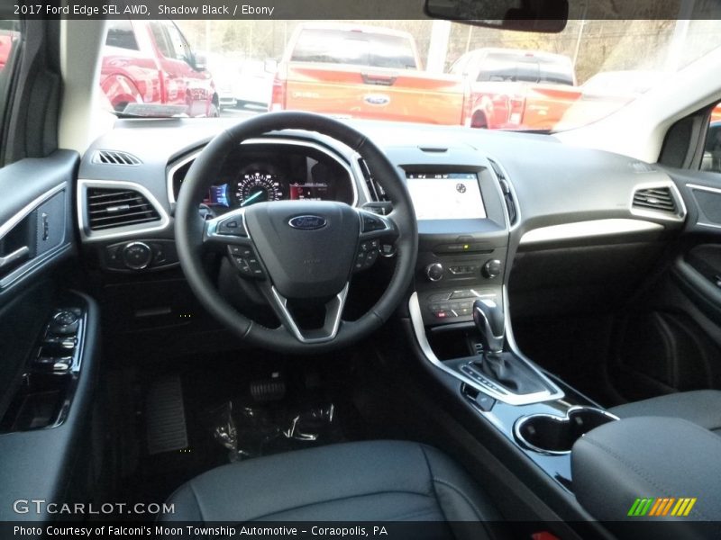 Shadow Black / Ebony 2017 Ford Edge SEL AWD