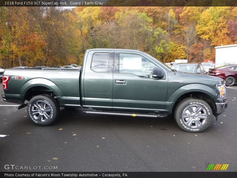 Guard / Earth Gray 2018 Ford F150 XLT SuperCab 4x4