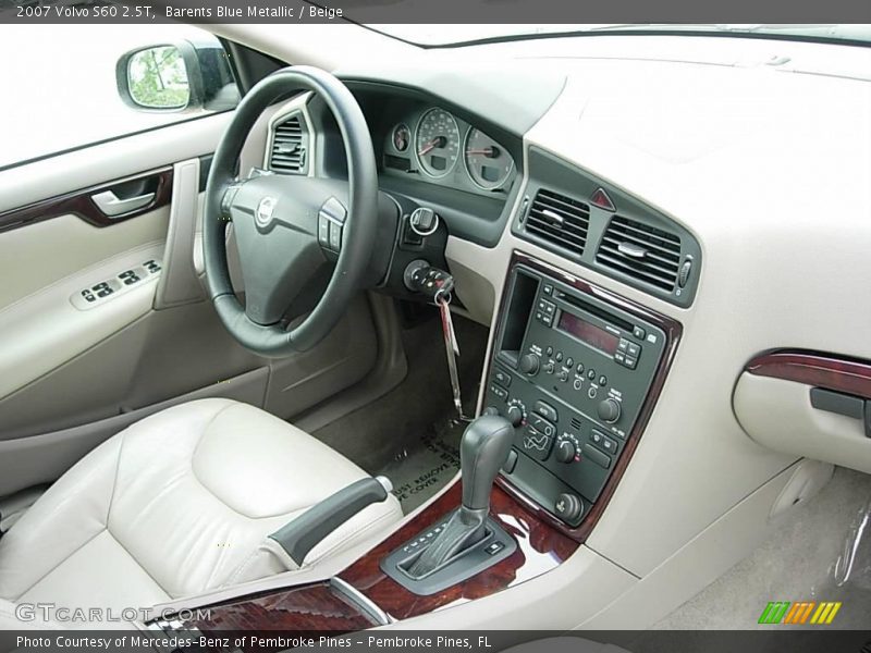 Barents Blue Metallic / Beige 2007 Volvo S60 2.5T
