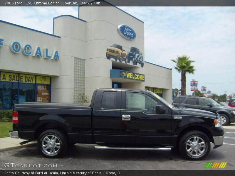 Black / Tan 2006 Ford F150 Chrome Edition SuperCab