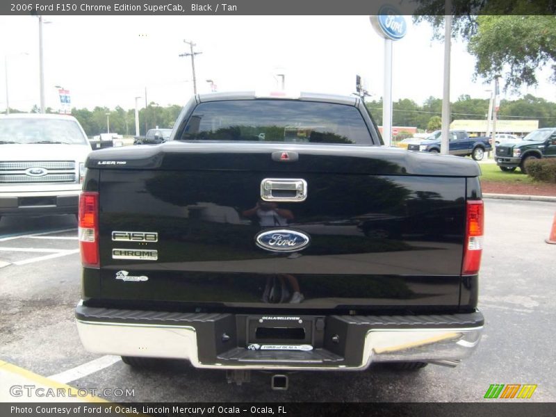 Black / Tan 2006 Ford F150 Chrome Edition SuperCab