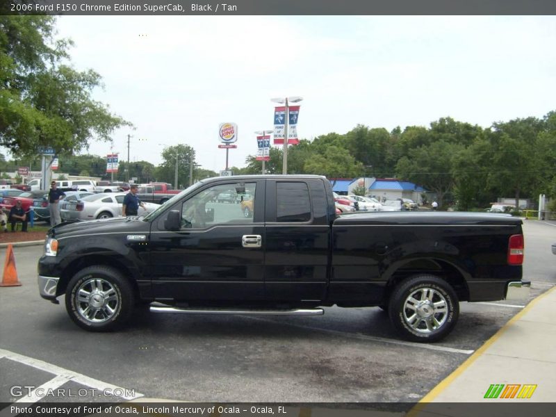 Black / Tan 2006 Ford F150 Chrome Edition SuperCab