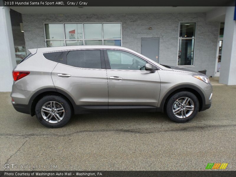 Gray / Gray 2018 Hyundai Santa Fe Sport AWD