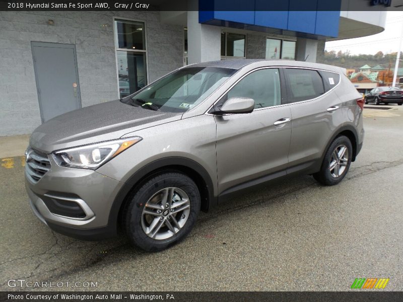 Gray / Gray 2018 Hyundai Santa Fe Sport AWD