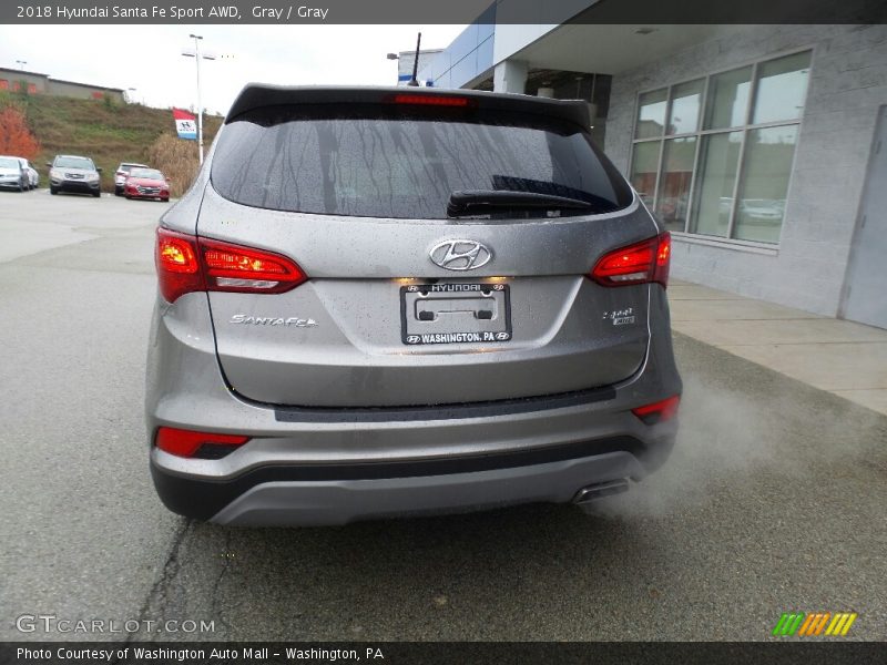 Gray / Gray 2018 Hyundai Santa Fe Sport AWD