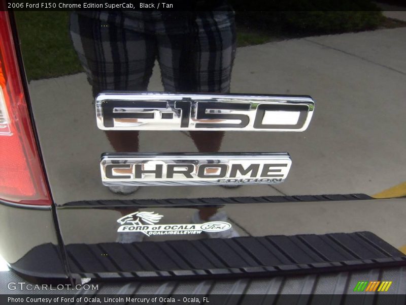Black / Tan 2006 Ford F150 Chrome Edition SuperCab