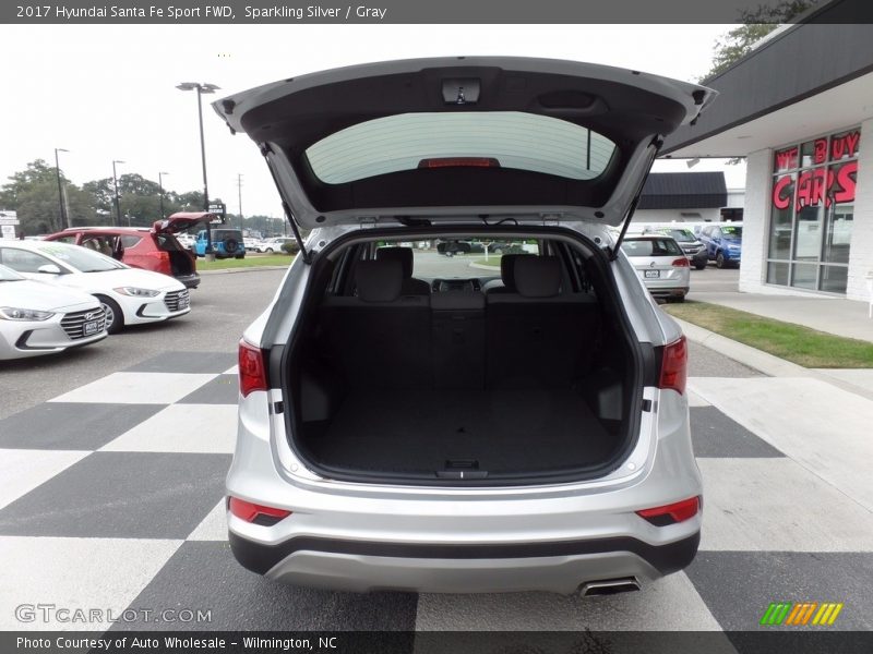 Sparkling Silver / Gray 2017 Hyundai Santa Fe Sport FWD