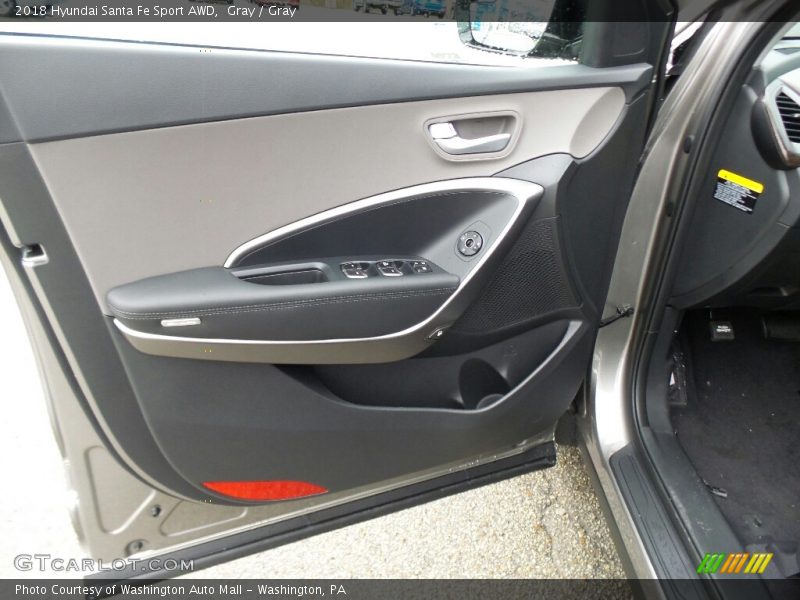 Gray / Gray 2018 Hyundai Santa Fe Sport AWD