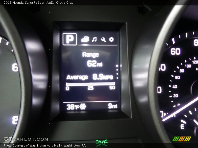 Gray / Gray 2018 Hyundai Santa Fe Sport AWD