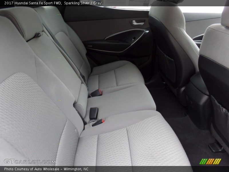 Sparkling Silver / Gray 2017 Hyundai Santa Fe Sport FWD