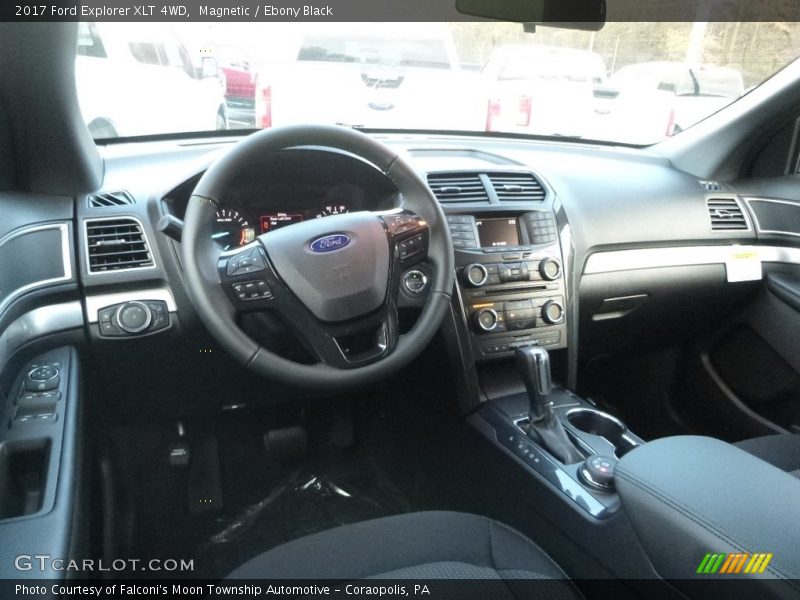 Magnetic / Ebony Black 2017 Ford Explorer XLT 4WD