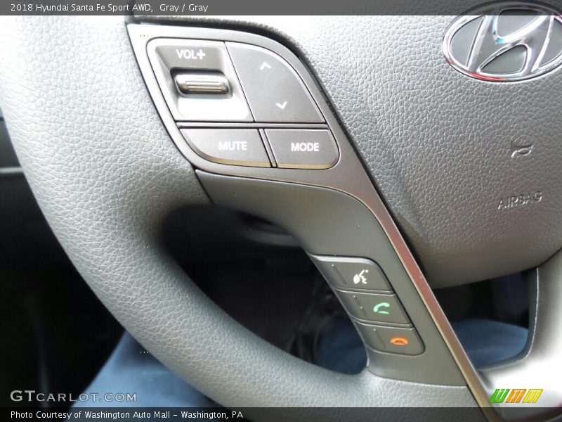 Gray / Gray 2018 Hyundai Santa Fe Sport AWD