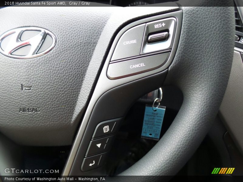 Gray / Gray 2018 Hyundai Santa Fe Sport AWD
