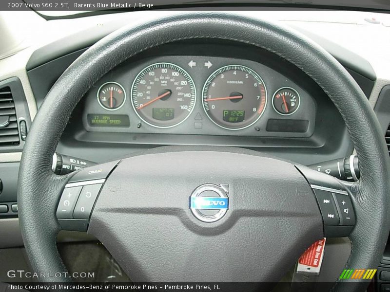 Barents Blue Metallic / Beige 2007 Volvo S60 2.5T