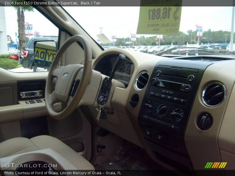 Black / Tan 2006 Ford F150 Chrome Edition SuperCab