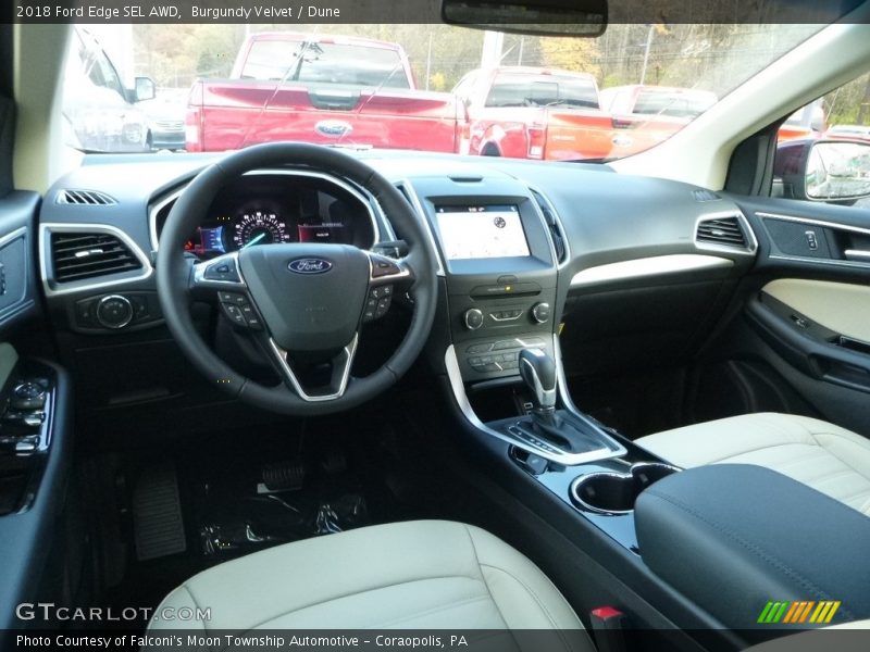  2018 Edge SEL AWD Dune Interior