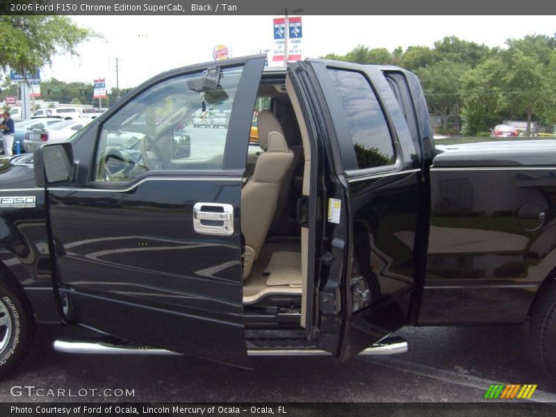 Black / Tan 2006 Ford F150 Chrome Edition SuperCab